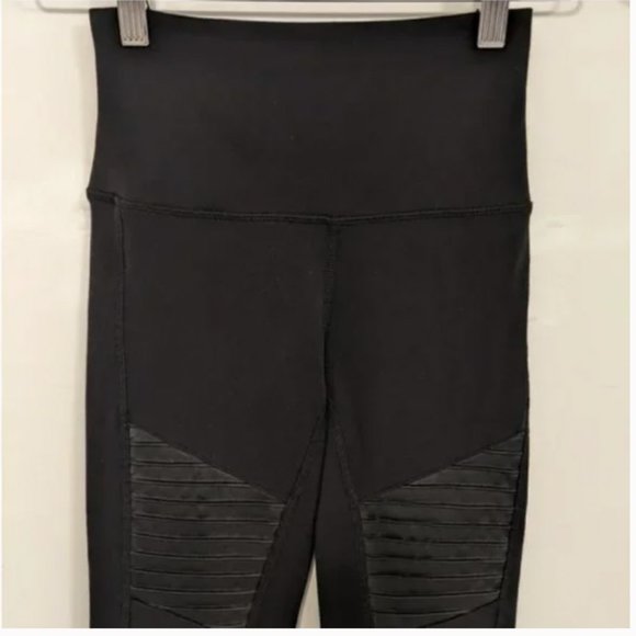 Alo Yoga High Waist Moto Legging Black XS - Picture 8 of 13